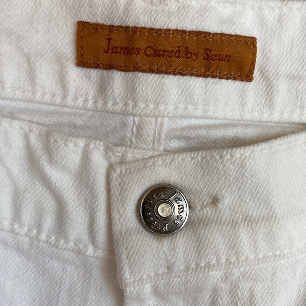 James Cured by Seun Jeans - White Jeans